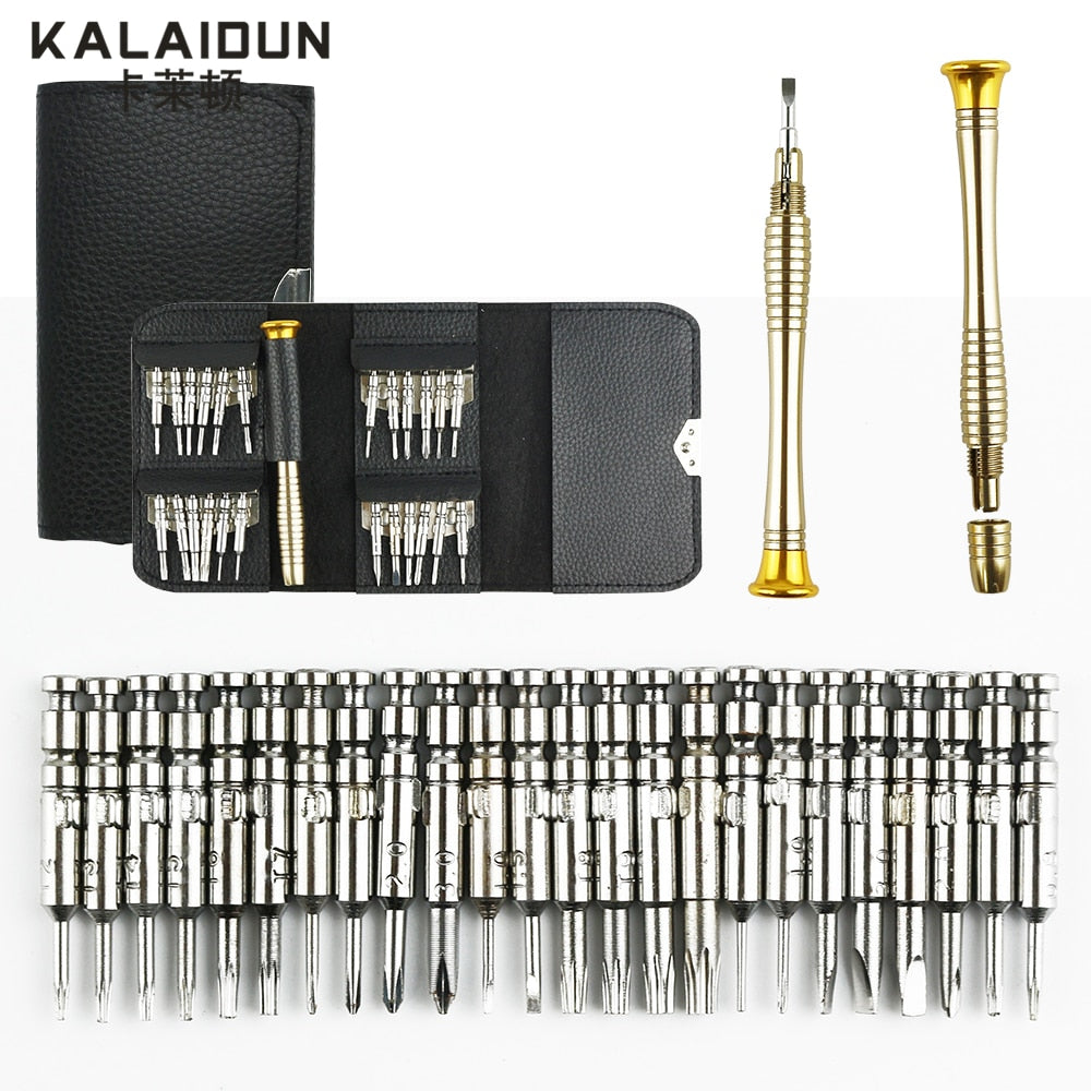 KALAIDUN Screwdriver Set 25 in 1 Torx Screwdriver Repair Tool Set For iPhone Cellphone Tablet PC Worldwide Store Hand tools