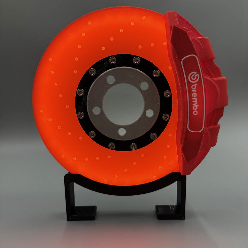 New Brembo caliper with luminous brake disc