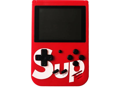 Red Retro SUP Handheld Console with 400 Games