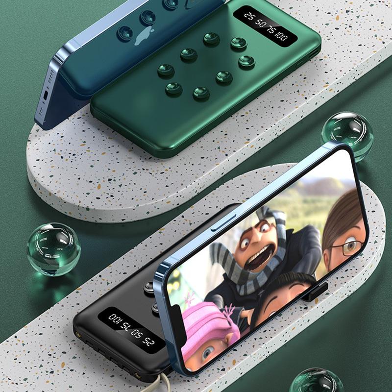 Power Bank with Suction Cups 10,000mAh